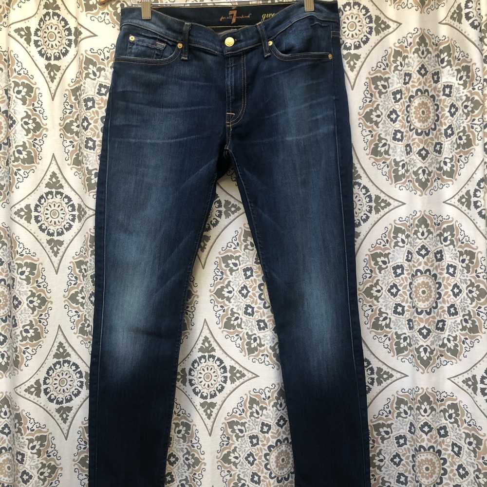 7 For All Mankind Givenevere Womens Skinny Jeans